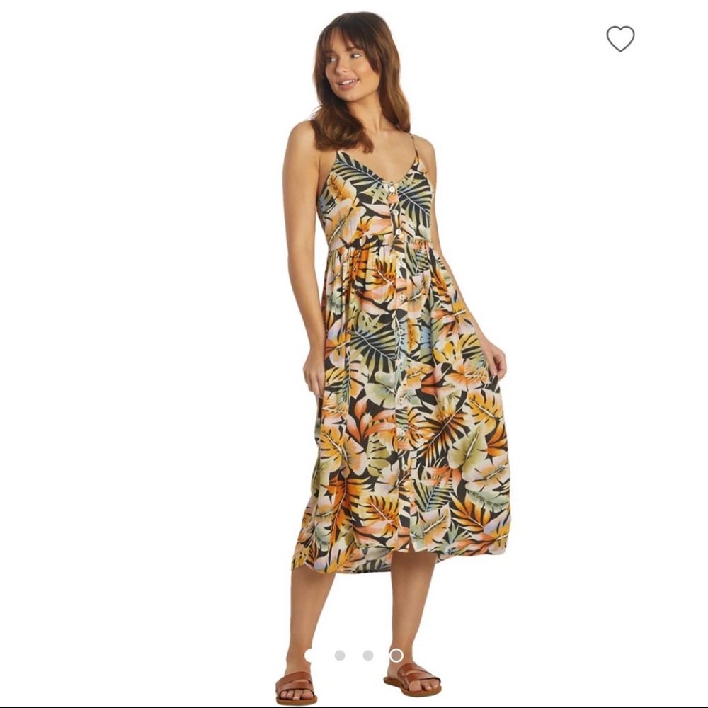NWT Billabong Venice Babe Midi Slip Dress